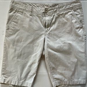 Eddie Bauer Ladies Khaki Shorts, Sz 12